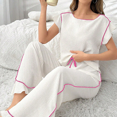 Comfort Crew-Neck Pajama Set
