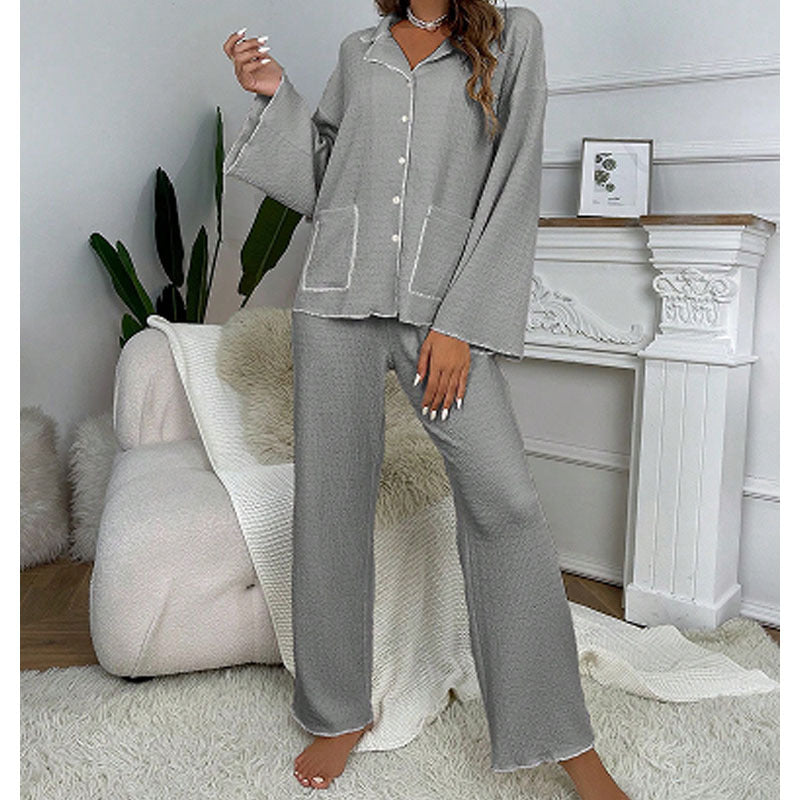 Button-Up Pajama Set
