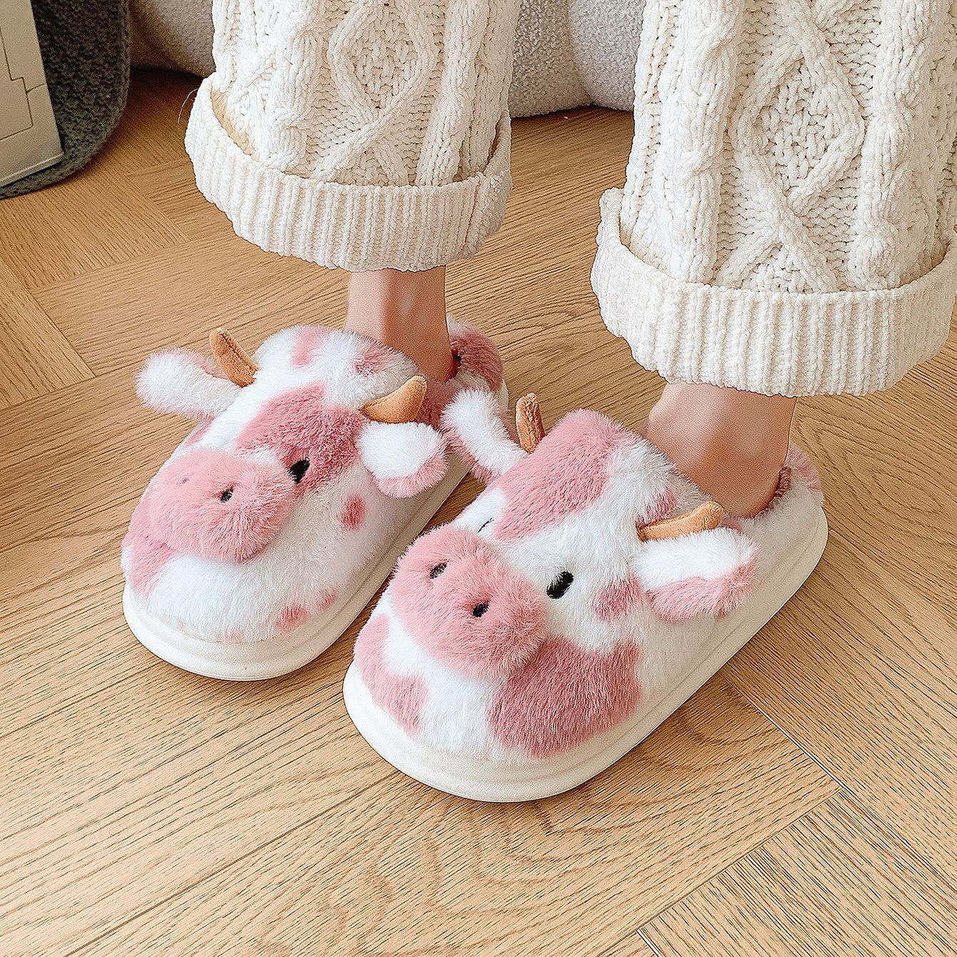 Plush Indoor Winter Slippers