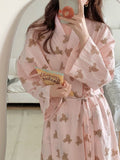 Checked Pajama Robe