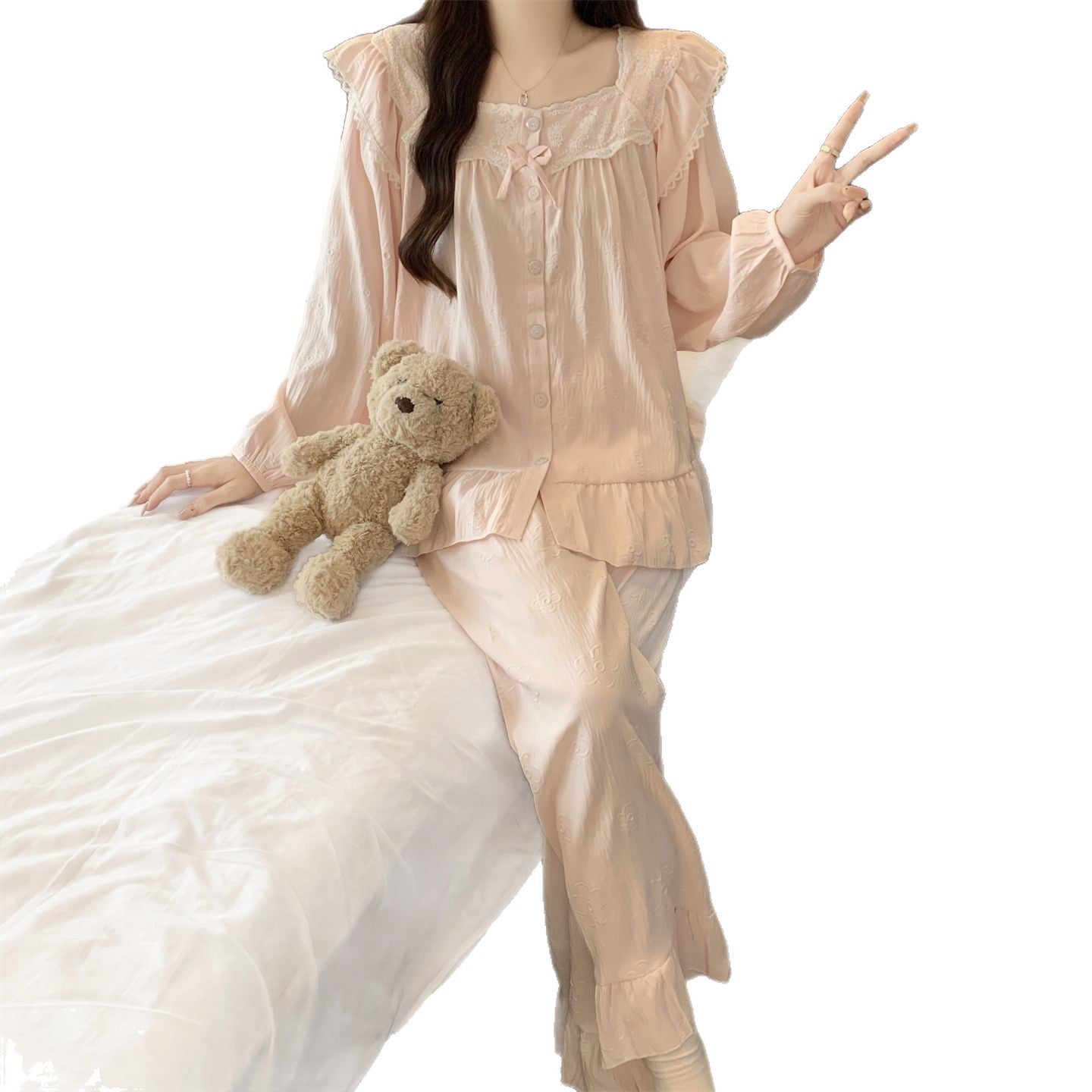 Lace Relaxed Loungewear Set